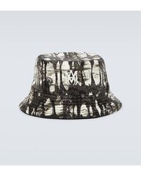 Amiri - Reversible Silk Twill Bucket Hat - Lyst