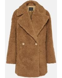 JOSEPH - Camel And Silk Coat - Lyst