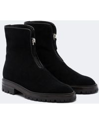 The Row - Hike Suede Ankle Boots - Lyst