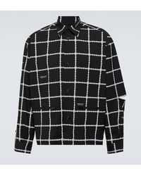 Undercover - Bedruckte Jacke Aus Einem Wollgemisch - Lyst