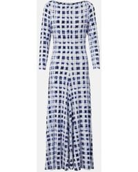 Proenza Schouler - Label Jen Printed Jersey Maxi Dress - Lyst