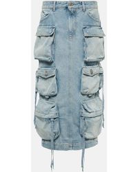 The Attico - Cargo Midi Skirt - Lyst