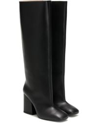 Marni Stiefel aus Leder - Schwarz
