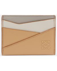 Loewe - Puzzle Leather Cardholder - Lyst