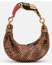 Chloé - Bracelet Small Woven Leather Shoulder Bag - Lyst