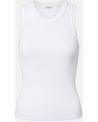 Loewe - Anagram Ribbed-Knit Tank Top - Lyst