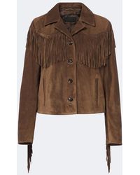 Nili Lotan - Eloi Fringed Suede Jacket - Lyst