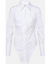 Jean Paul Gaultier - Cotton-Blend Poplin Shirt - Lyst
