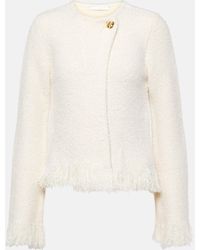 Chloé - Wool, Silk, And Cashmere-blend Jacket - Lyst