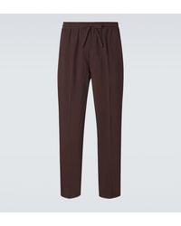 Umit Benan - Selly Silk-Blend Straight Pants - Lyst