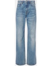Ami Paris - Jeans Anchos De Tiro Alto - Lyst