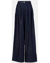 Dries Van Noten - High-Rise Wide-Leg Jeans - Lyst