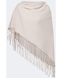 Jardin Des Orangers - Fringed Wool And Cashmere Shawl - Lyst
