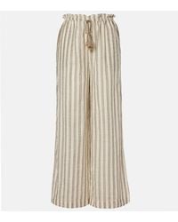 Ulla Johnson - Pantalon Ample Josephine Raye En Coton - Lyst
