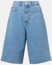 Rohe - Oversized Denim Shorts - Lyst