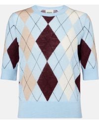 KHAITE - Pullover Anders Aus Kaschmir Und Mohair - Lyst