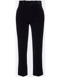 Isabel Marant - Roaya Cotton Velvet Straight Pants - Lyst