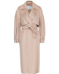 Max Mara Cappotto Agar in cammello e cashmere - Neutro