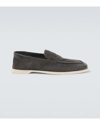 John Lobb - Pace Suede Loafers - Lyst