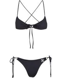 Off-White c/o Virgil Abloh Self-tie Bikini - Black