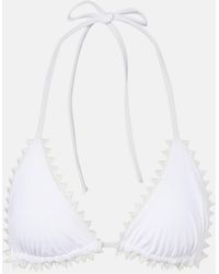 Jacquemus - Picot Embroidered Bikini Top - Lyst