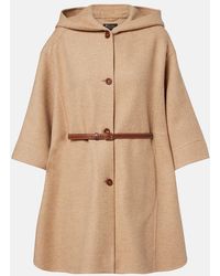 Loro Piana - Belted Wool And Cashmere Cape - Lyst