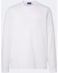 Ralph Lauren - Cotton Jersey Henley Shirt - Lyst
