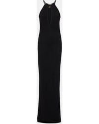 Tom Ford - Cutout Halterneck Crepe Jersey Gown - Lyst