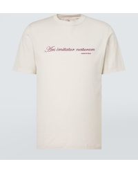 Brunello Cucinelli - Printed Cotton Jersey T-Shirt - Lyst