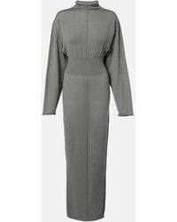 Rick Owens - Con Virgin Wool Maxi Dress - Lyst