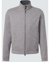 ZEGNA - Wool And Cashmere Jacket - Lyst