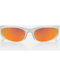Balenciaga - Reverse Xpander Oval Sunglasses - Lyst
