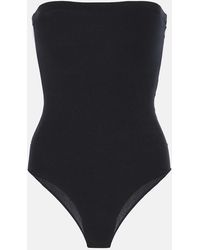 Alaïa - Strapless Bustier Bodysuit - Lyst