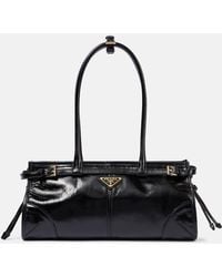 Prada - Bonnie Medium Leather Shoulder Bag - Lyst