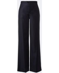 Gucci - Wool Wide-Leg Pants - Lyst