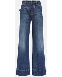 Bottega Veneta - High-Rise Wide-Leg Jeans - Lyst