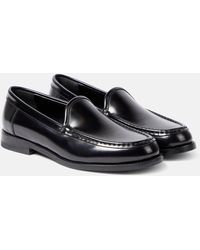 Manolo Blahnik - Loafers Dineguardo Aus Leder - Lyst