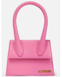 Jacquemus - Schultertasche Le Chiquito Moyen Aus Leder - Lyst