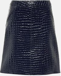 Tom Ford - Croc Print Skirt - Lyst