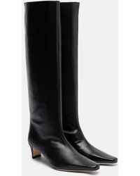 STAUD - Wally Leather Knee-High Boots - Lyst
