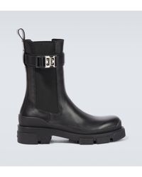 Givenchy - Terra Leather Chelsea Boots - Lyst