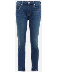 Citizens of Humanity - Ella Mid-Rise Cropped Slim Jeans - Lyst