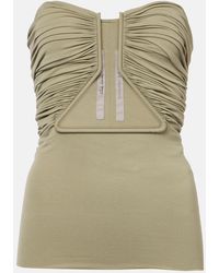 Rick Owens - Hollywood Gathered Jersey Top - Lyst