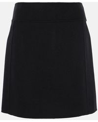 Max Mara - Minirock Aus Wolle - Lyst