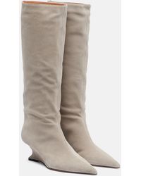 Paris Texas - Nina 50 Suede Knee-High Boots - Lyst