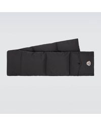 Moncler - Logo Down Scarf - Lyst