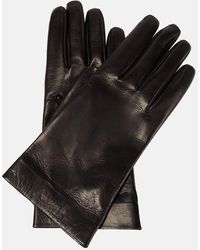 Saint Laurent - Leather Silk-lined Gloves - Lyst