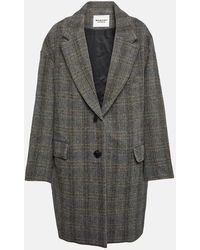 Isabel Marant - Cappotto oversize Limiza in lana - Lyst
