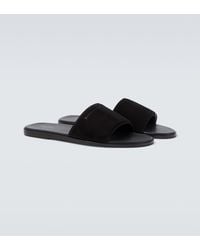 Tom Ford - Suede Slides - Lyst