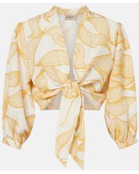 Adriana Degreas - Printed Crop Top - Lyst